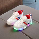 Kimmy White LED Sneakers Shoes - Cindi Book