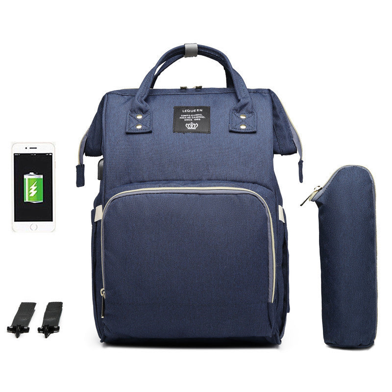 LEQUEEN Multifunctional Large Capacity Mummy Bag - Cindi Book