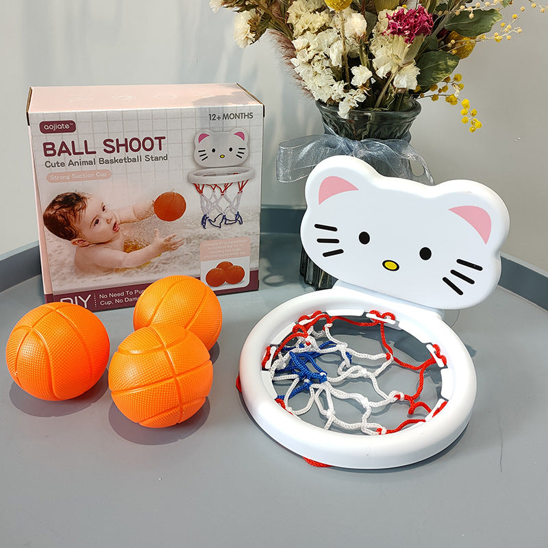 Water Play Toy Cartoon Mini Basketball Hoop For Bath Time - Cindi Book