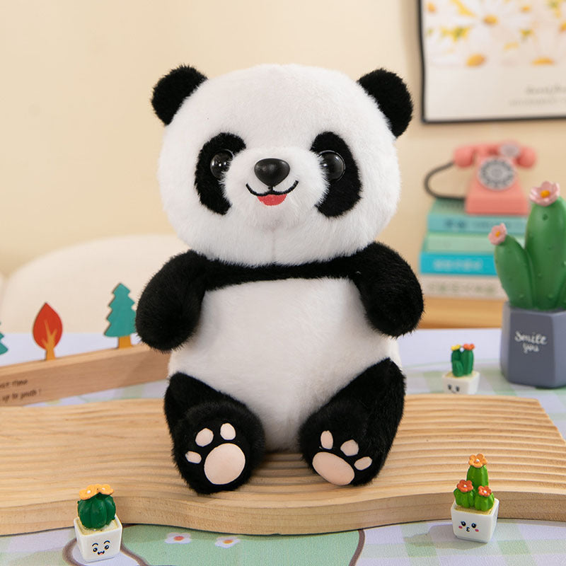 Cute Panda Plush Toy Wearing Clothes - Cindi Book
