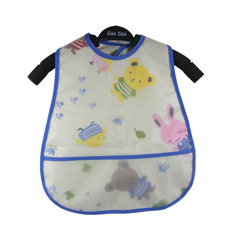 Baby eating bib girl baby waterproof children male painting apron - Cindi Book
