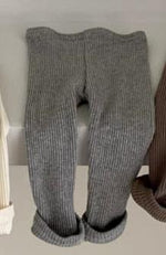 Baby Cotton Pit Strip Stretch Leggings Go Out And Leisure All-match - Cindi Book