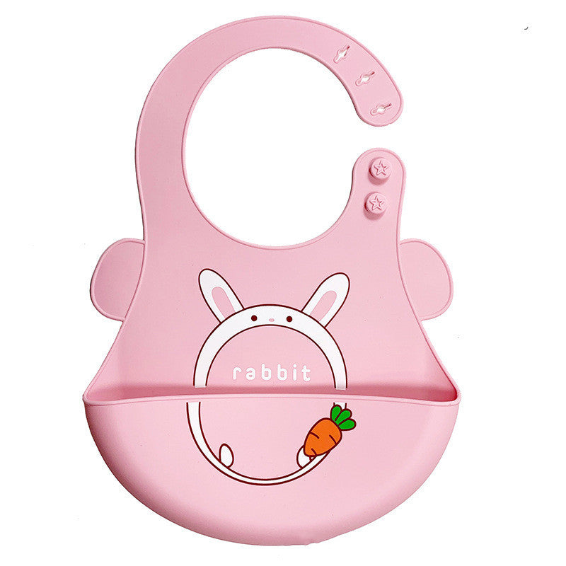 Baby Eating Silicone Bib Baby Stereo Waterproof - Cindi Book