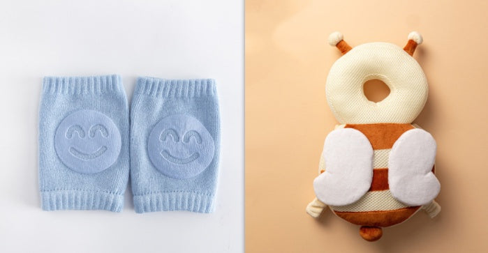 Summer Terry Baby Socks Toddler Crawling Knee Pads - Cindi Book