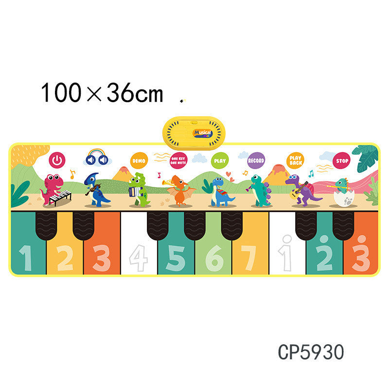 Children's Early Childhood Education Animal Piano Mat Multifunctional Music Blanket Toy - Cindi Book