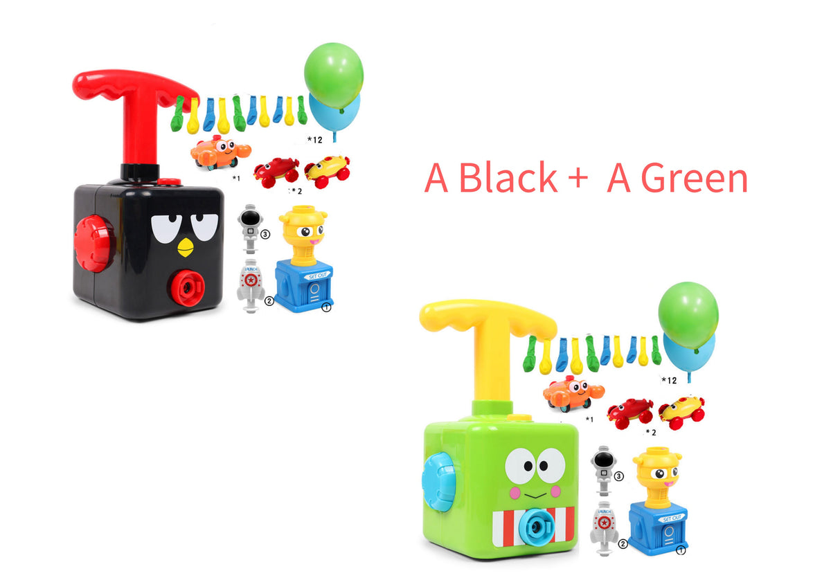Power Balloon Launch Tower Toy Puzzle  Education Inertia Air Power Balloon Car Science Experimen Toy For Children Gift - Cindi Book
