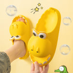 Kids Dinosaur Slippers Wholesale Summer Cartoon Parent Child Outdoor Home EVA Sandals Women Men Kids Cute Slippers Baby Shoes - Cindi Book