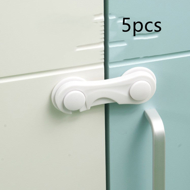 New Baby Safety Protection Lock Drawer Lock Child Safety Anti-pinch Hand Cabinet Door Refrigerator Lock Toilet Lock - Cindi Book