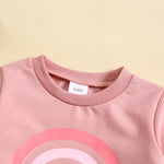 Children's Suit 0-3 Years Old Girl's Clothes Long-sleeved Sweater Fashionable Outer Wear Sweatpants - Cindi Book