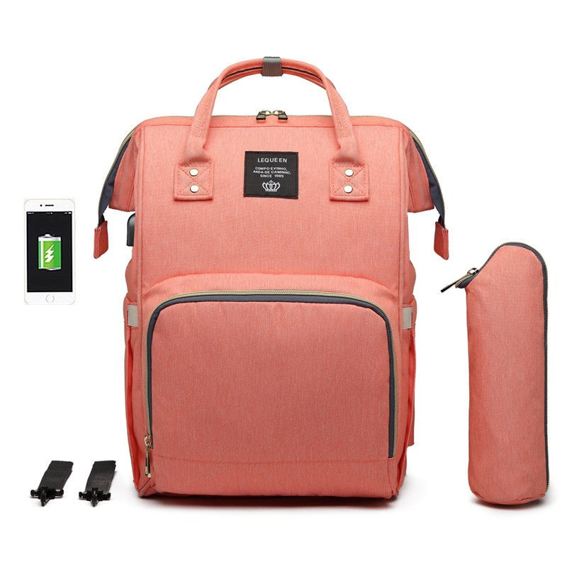 LEQUEEN Multifunctional Large Capacity Mummy Bag - Cindi Book