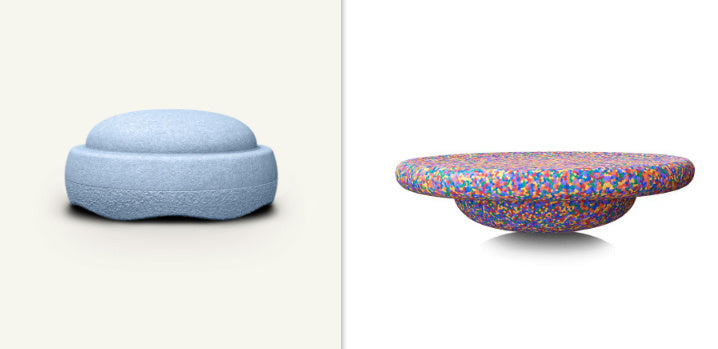 Round Rainbow Stepping Stone Sensory Toy - Cindi Book