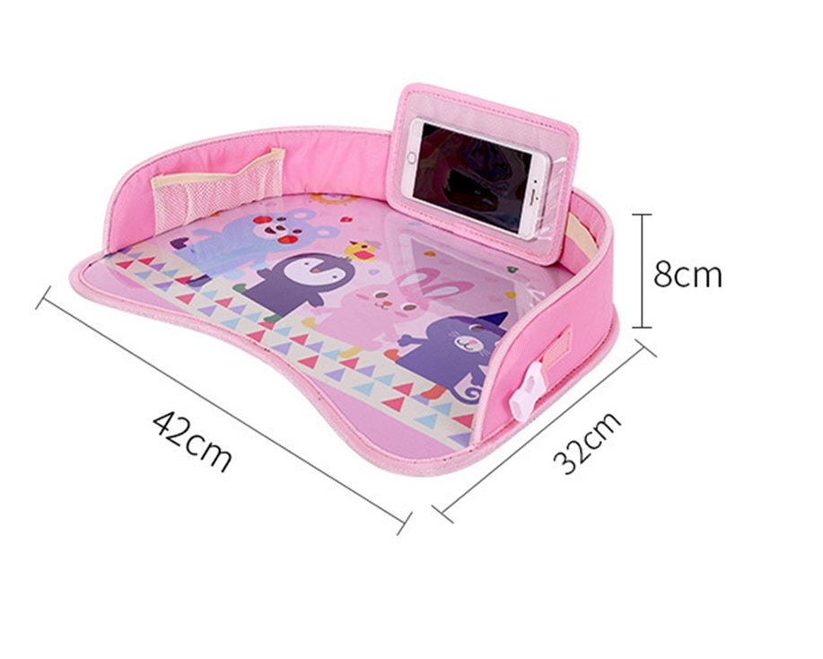 Children's toys storage waterproof table pouch car storage table dining table tray waterproof toy table - Cindi Book