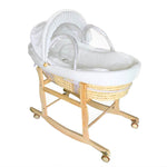 Portable Baby Bassinet Woven From Corn Husks - Cindi Book
