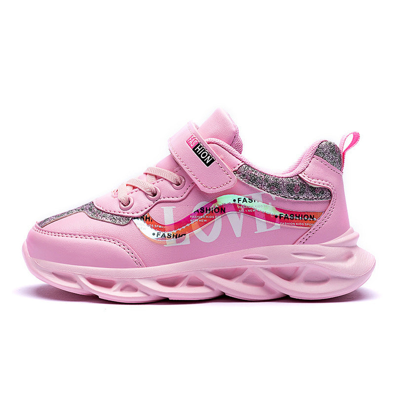 Korean Style Trendy Shoes Girls  Girls Shoes Children's Sports Shoes - Cindi Book
