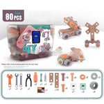 Educational Repair Assembly Playhouse Toolbox Set For Kids - Cindi Book