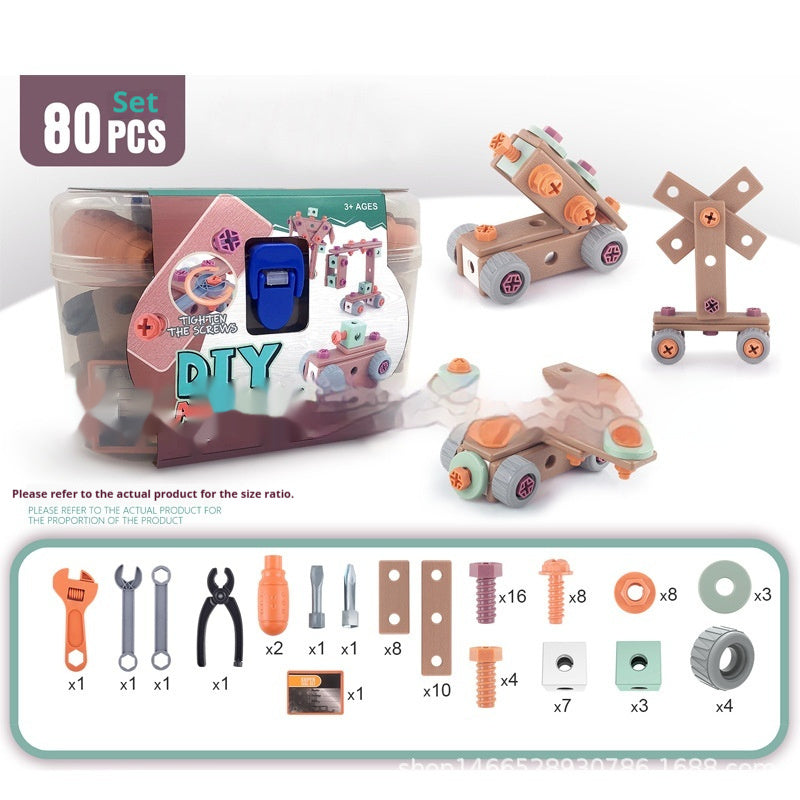 Educational Repair Assembly Playhouse Toolbox Set For Kids - Cindi Book