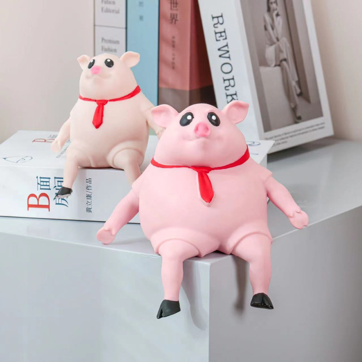 Piggy Squeeze Toys  Pigs Antistress Toy Cute Squeeze Animals Lovely Piggy Doll Stress Relief Toy Children Day For Kids Gift Gifts - Cindi Book