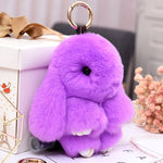 Fashionable Cotton Cute Rabbit Keychain Pendant - Cindi Book