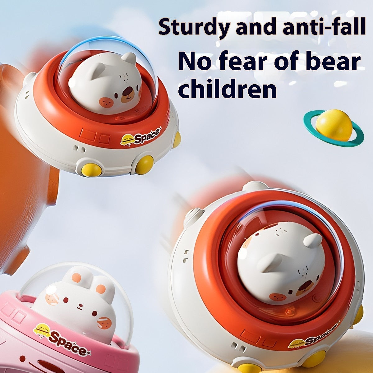 Children's Cute Puzzle Press Car Toy - Cindi Book
