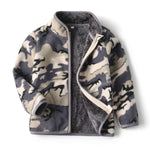 Thick Fur Printed Coats Kids Zipper - Cindi Book