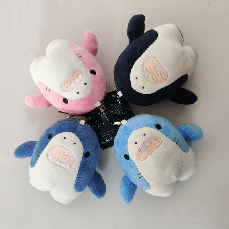 Color Plush Pendant Fragrance Shark Cute Keychain - Cindi Book
