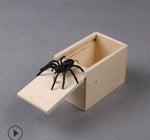 Prank Spider Wooden Scare Box Trick Play Joke Lifelike Surprise April Fools' Day Funny Novelty Toys Gags Practical Gifts - Cindi Book