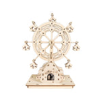 Rotating Ferris Wheel Music Box Educational Assembling Puzzle Toys - Cindi Book