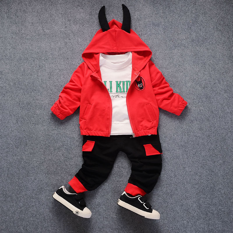 Children's Clothes Boys' Suits Boys' Autumn Three-Piece Suits - Cindi Book