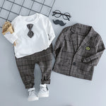 British small suit children's suit gentleman three-piece suit - Cindi Book
