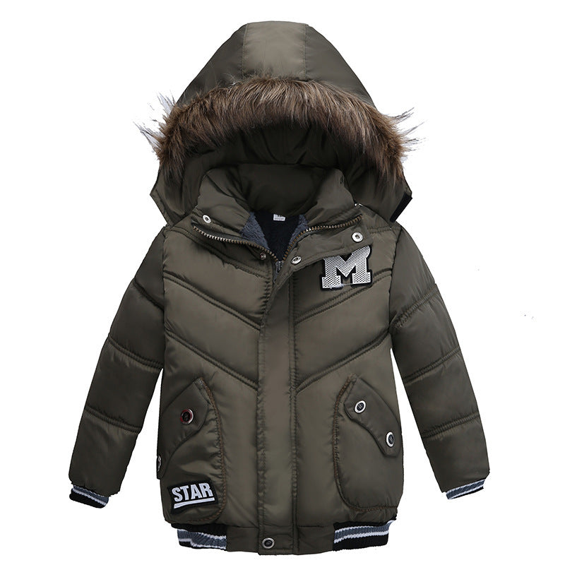 Small And Medium-Sized Boys Cotton-Padded Jackets - Cindi Book