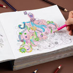 Elementary School Student Coloring Book Secret Garden Decompression - Cindi Book