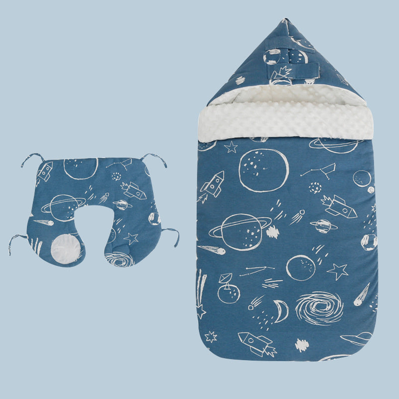 Newborn Baby Blanket Warm Fleece Stroller Cover Quilt - Cindi Book