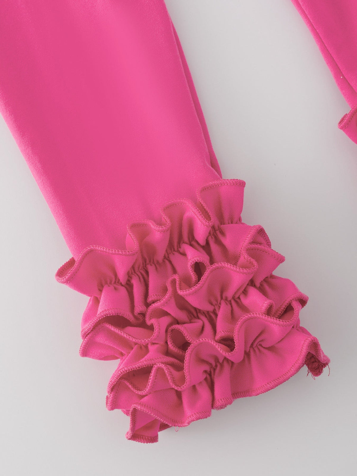 Rylee Faith Designs - Milk Silk Ruffled Hot Pink Icing Legging - alternate view 3