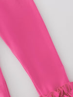 Rylee Faith Designs - Milk Silk Ruffled Hot Pink Icing Legging - alternate view 4