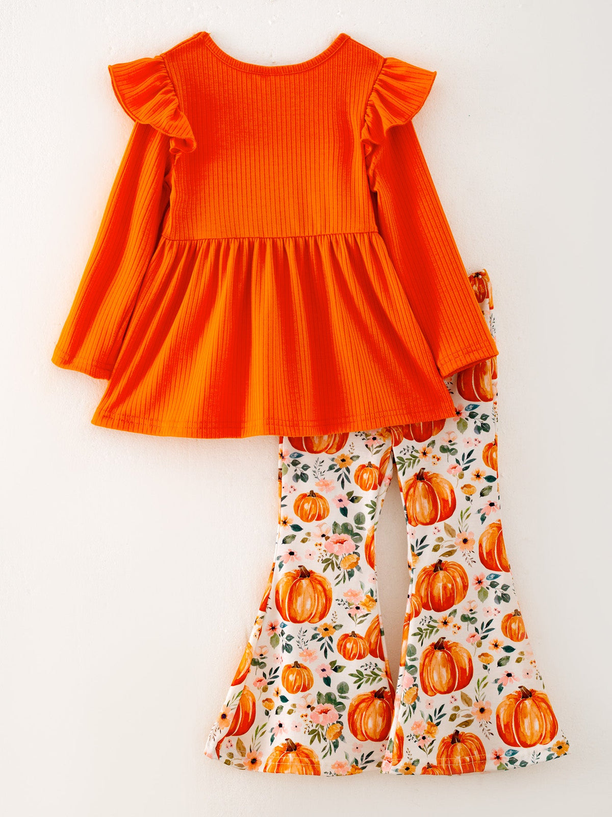 Rylee Faith Designs - Girls Fall Pumpkin Print Set - alternate view 7