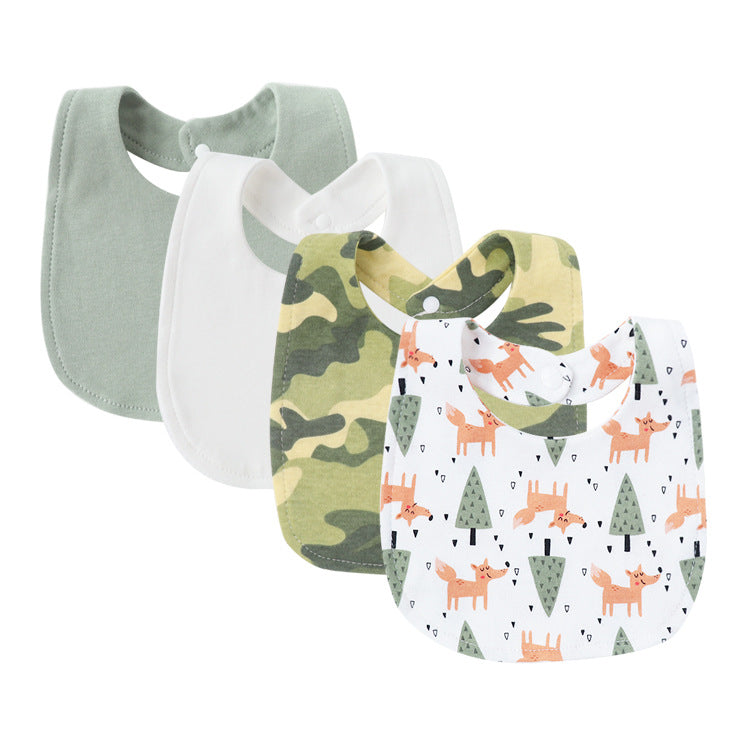 Baby And Infant Bibs Made Of Pure Cotton - Cindi Book