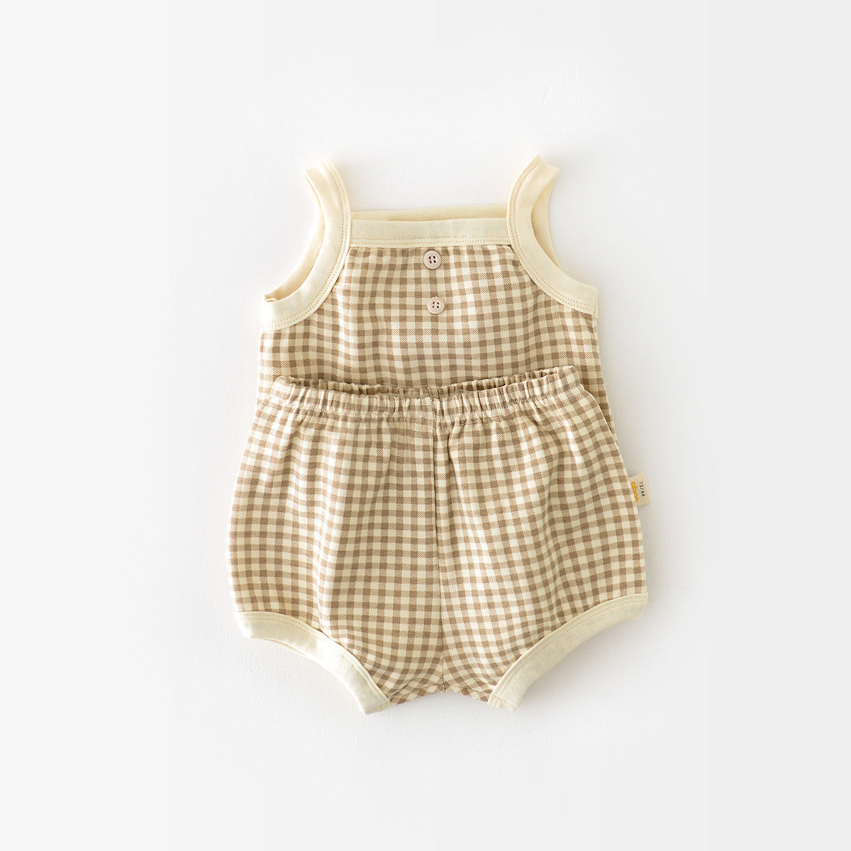 Baby Suit Summer Pajamas New Korean Style Infant Thin Suspenders Vest Shorts Boys 'and Girls' Home Wear - Cindi Book