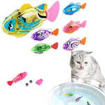 Cat Interactive Electric Fish Water Toy For Indoor Play Swimming Robot Fish Toys For Cat Dog Pet Baby Swimmer Bath Robofish Toys - Cindi Book