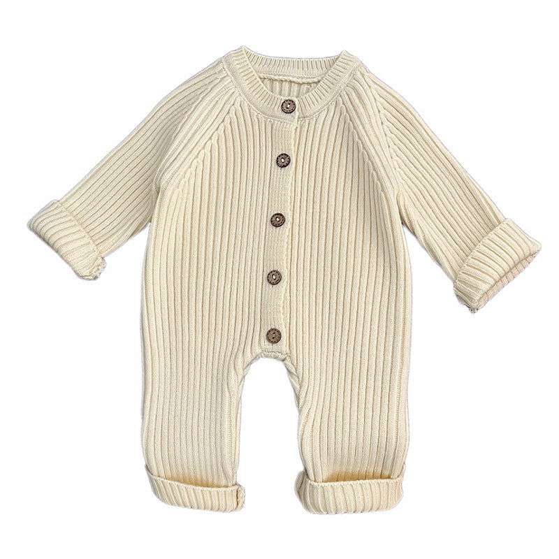Knitted Thickened Rompers Newborn Winter Clothes Sweater Romper - Cindi Book