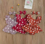 Baby Harness Print Dress Crawling Clothes - Cindi Book