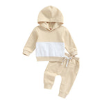 Boys Patchwork Hoodie Suit Fashion Casual - Cindi Book