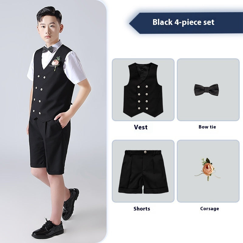 Boys' Plus-sized Plus Size Suit Performance Dress - Cindi Book