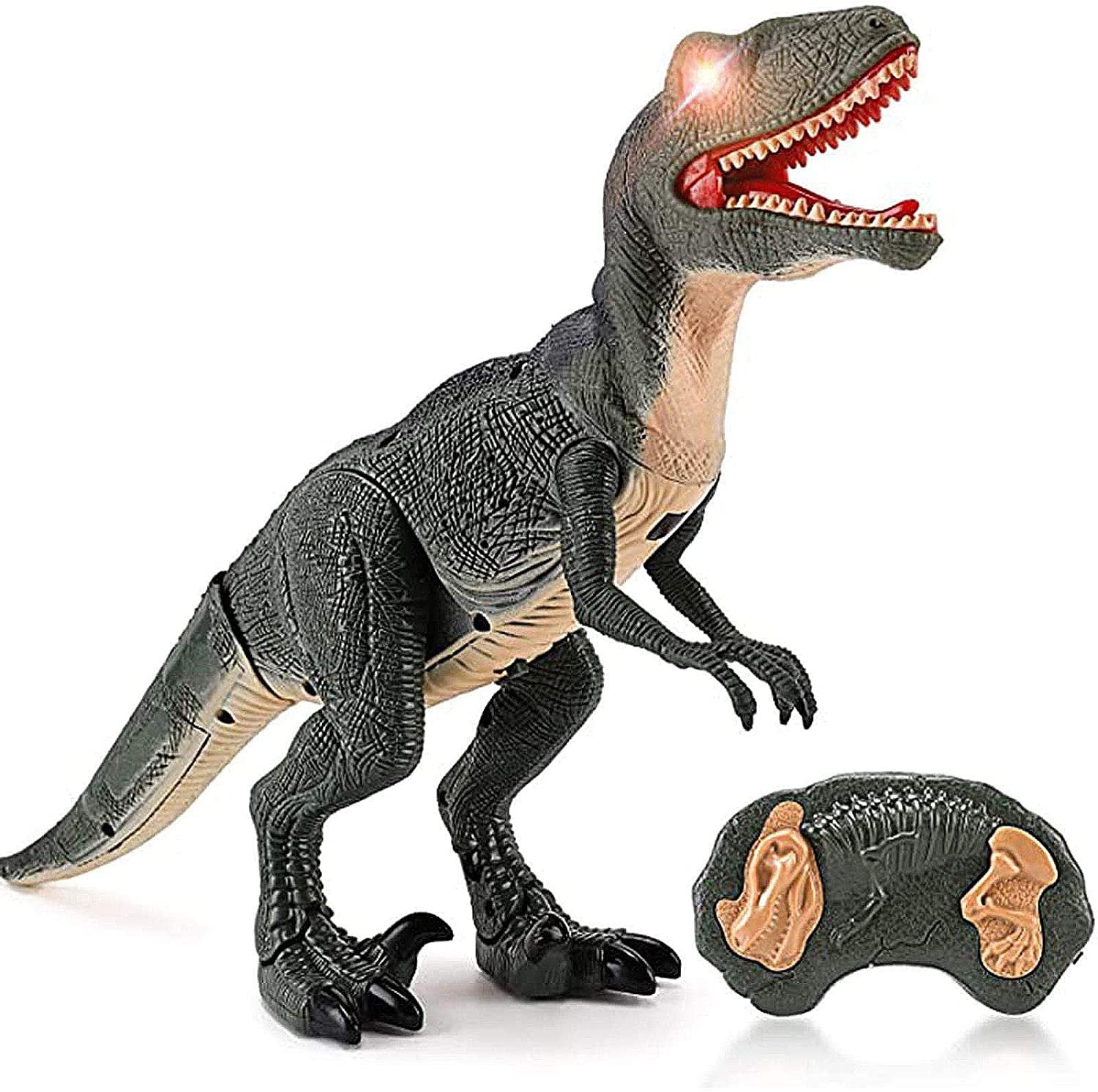 Electric Dinosaur Simulation Walking Animal Remote Control Toy - Cindi Book