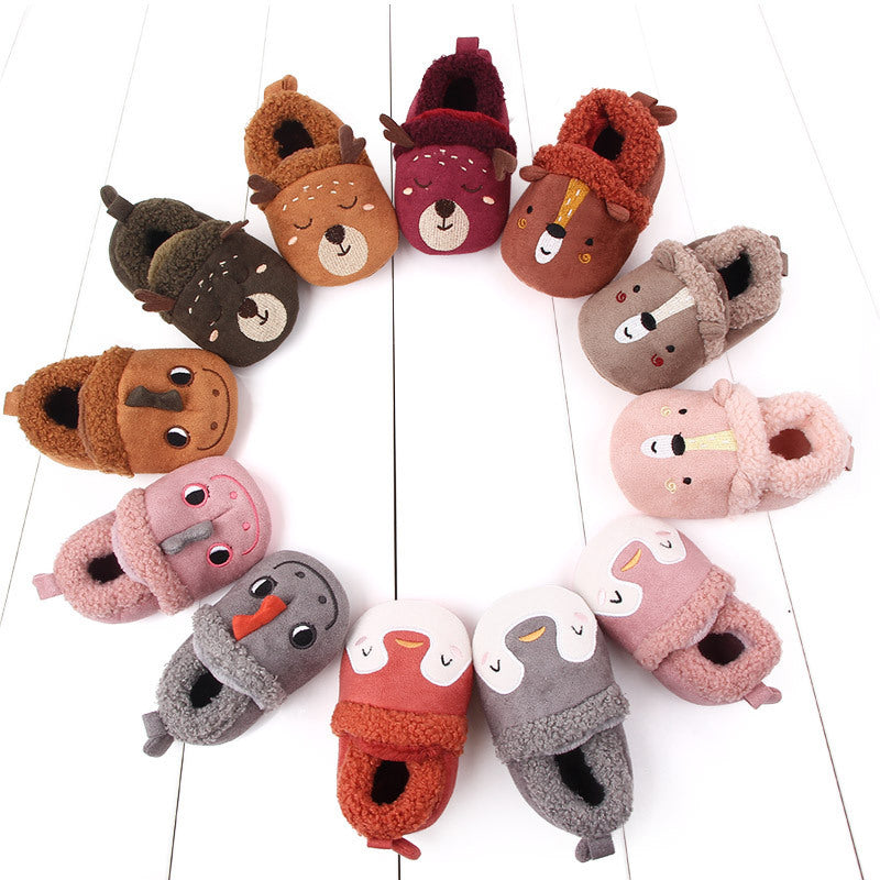 Baby Shoes Adorable Infant Slippers Toddler Baby Boy Girl Knit Crib Shoes - Cindi Book