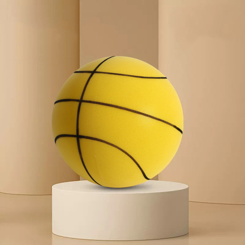 Silent High Density Foam Sports Ball Indoor Mute Basketball Soft Elastic Ball Children Sports Toy Games - Cindi Book