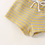 Children's Waffle Stripe Short Sleeve - Cindi Book