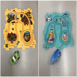 Children Puzzle Electric Railroad Speeder DIY Assembly Electric Car Automatic Rail City Scene Construction Education Toy Gift - Cindi Book