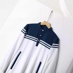 Boy's Fashion Color Contrast Button Striped Robe - Cindi Book
