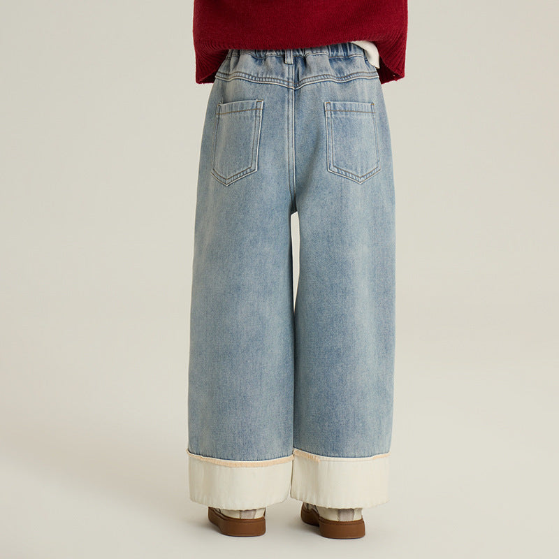 Boys And Girls Casual All-matching Straight Pants - Cindi Book
