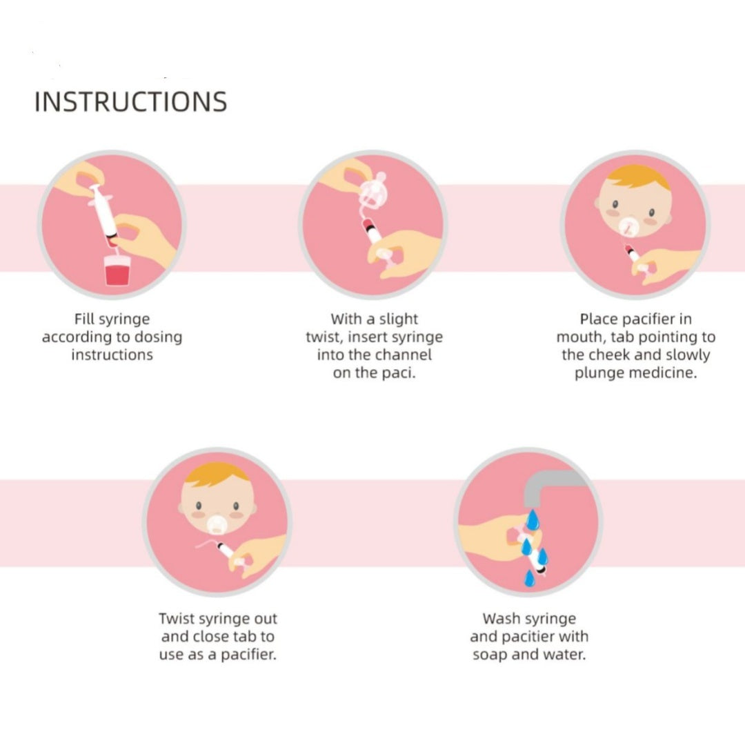 Baby Choke Proof Children 3 Years Old Syringe Feed Medication Utensil - Cindi Book